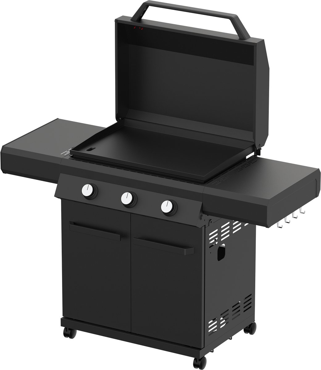 Grill Guru Plancha - Gasbarbecue - Zwart