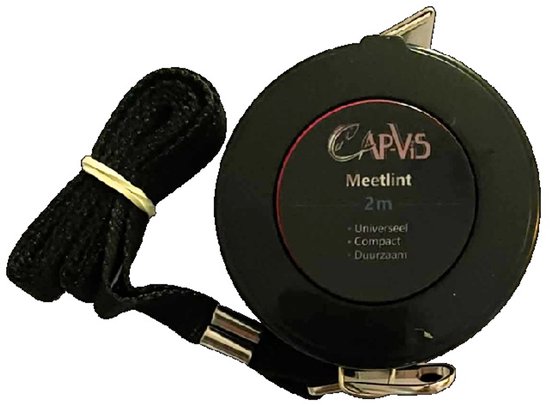 Meetlint 2m - Intrekbaar & Compact - Met Nekkoord - Rolmaat voor Dagelijks Gebruik - Cap-VIS van Cap-VIS — afbeelding 2