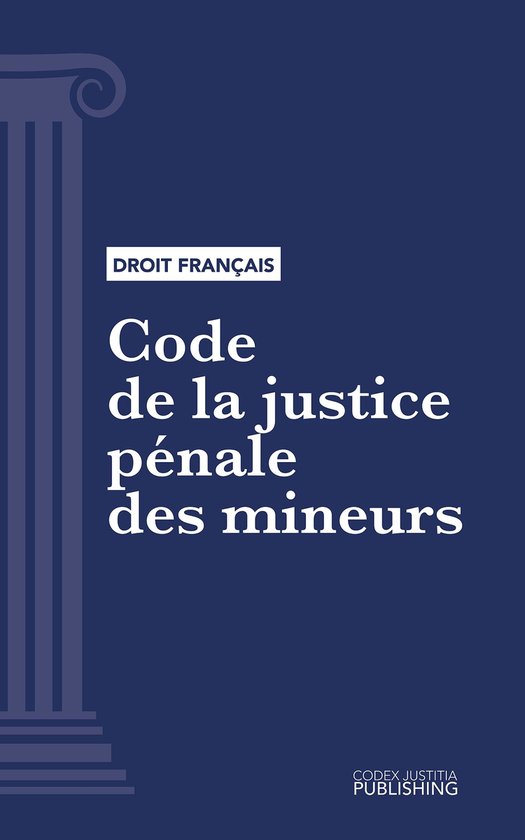 Code de la justice pénale des mineurs - cover