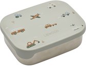 Liewood Arthur Lunchbox - Vehicles / Dove Blue Mix