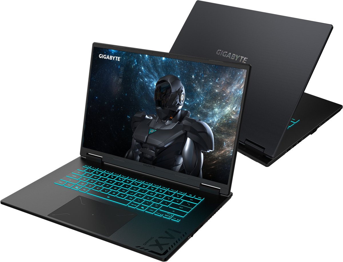 GIGABYTE GAMING A16 PRO DYHG5EECC4SH - Gaming Laptop - 16 inch - RTX 5080 - Core 7 - 32GB/1TB - 165Hz thumbnail 5