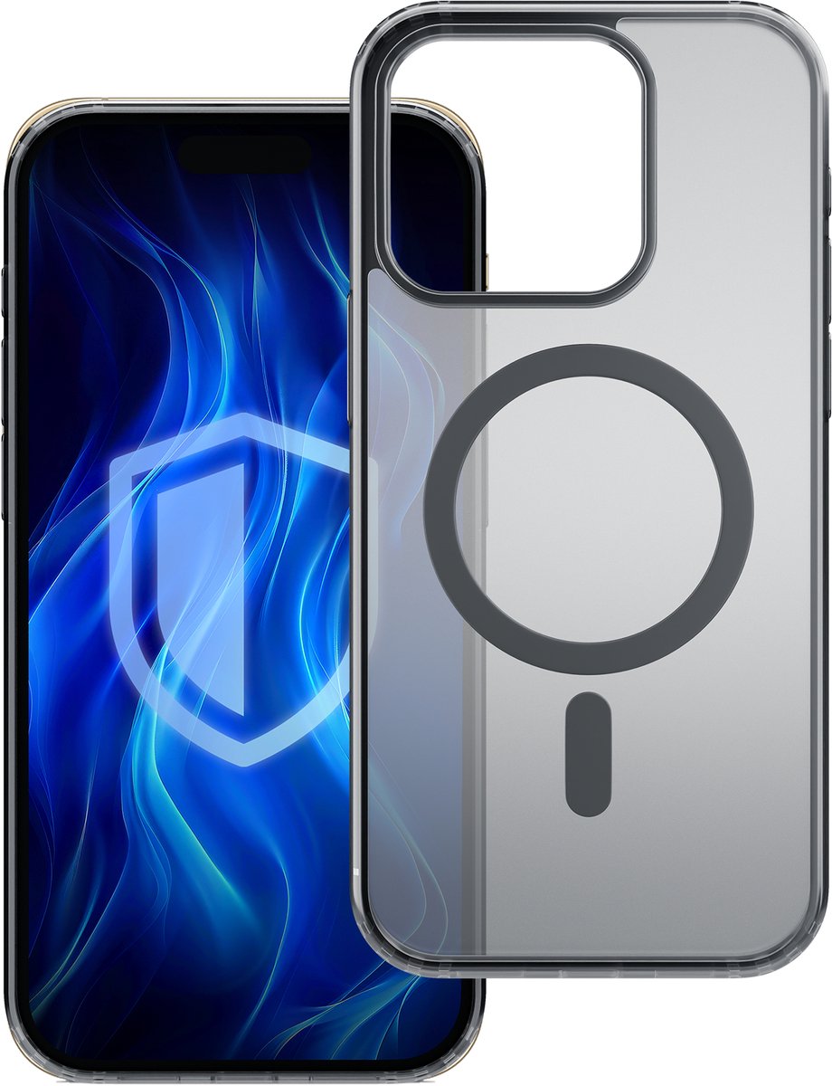 Apple iPhone 16 Pro - 3mk Frosty MagCase Zwart