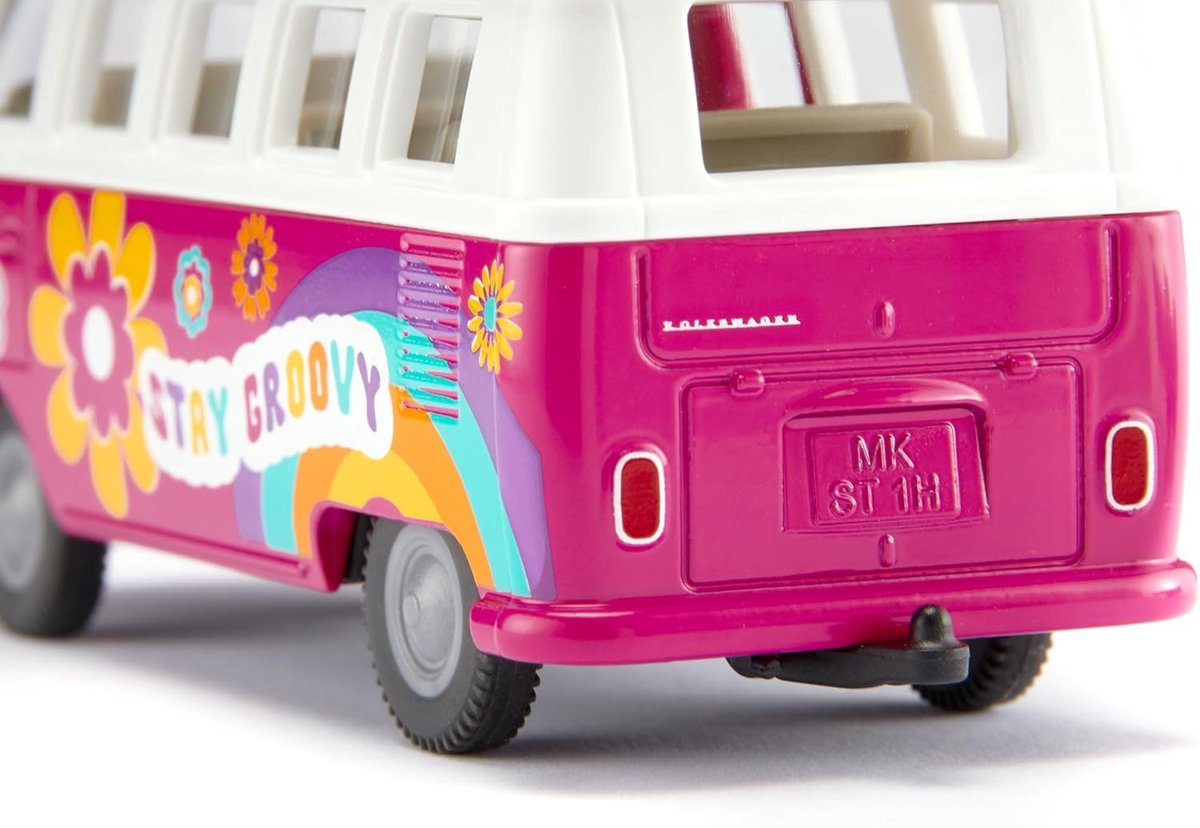 SIKU Super VW T1 Samba Flower Power - metalen model 1:50 thumbnail 5