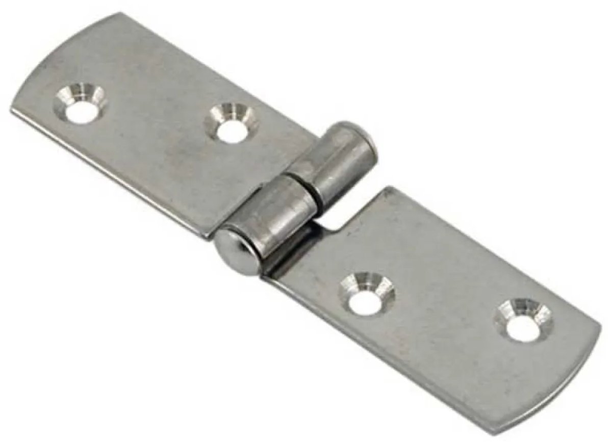 Euromarine Roestvrij Staal Rond Scharnier 2 Eenheden Zilver 85 x 20 mm