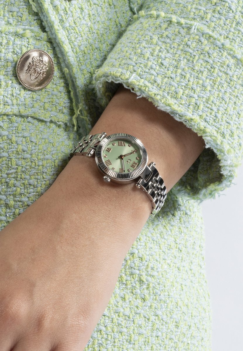 Gc Gc Flair Quartz Analoog Horloge Zilver Kast: 100% Roestvrij Staal | Bracelet 100% Roestvrij Staal 28 mm Z02007L9MF