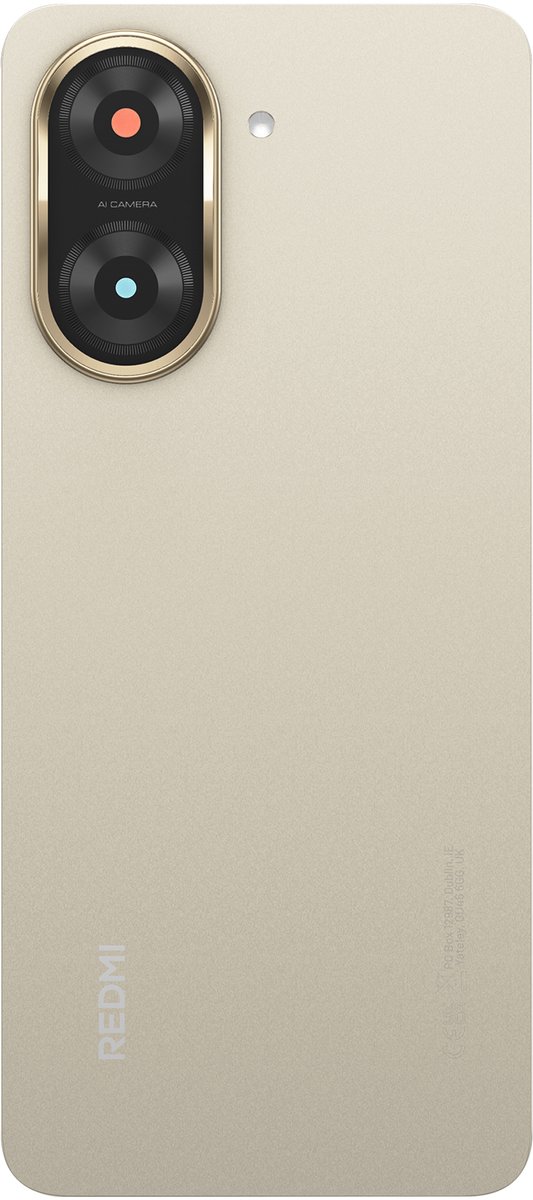 Xiaomi, Originele achterglazen batterijcover voor Xiaomi Redmi A5 4G, Beige