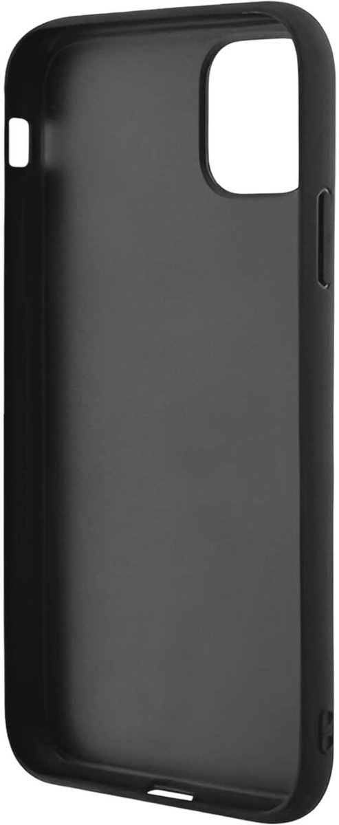 iPhone 11/XR Backcase hoesje - Karl Lagerfeld - Effen Zwart - TPU (Zacht)