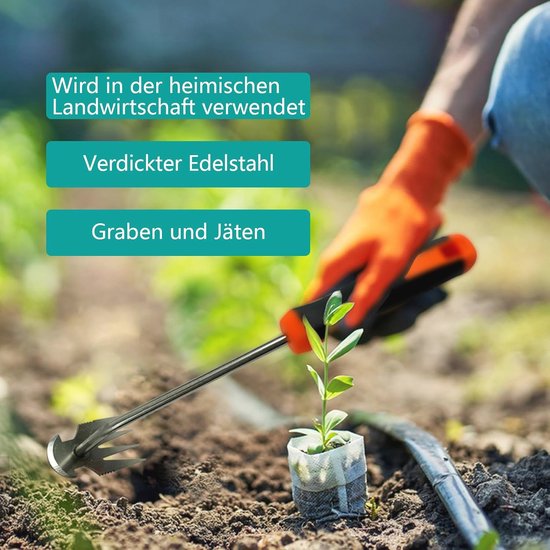 Lange Stiel Unkrautstecher voor Efficiënte Gartenarbeit van Merkloos	 — afbeelding 2