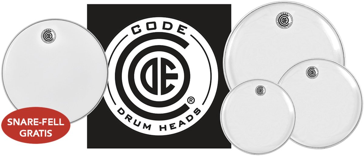 Code Generator Clear Set Rock - Snare drumvel