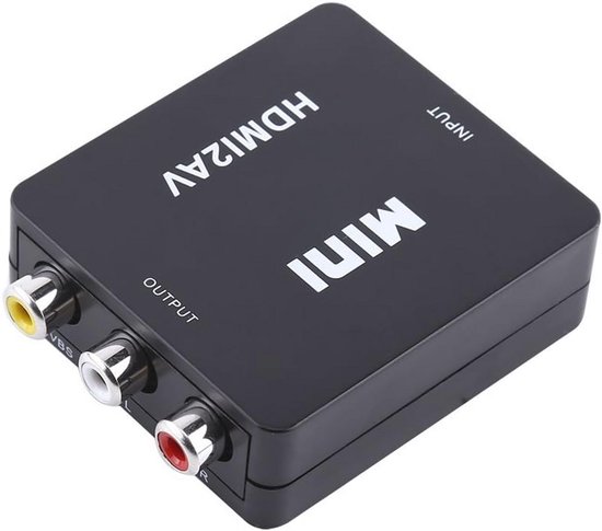 Convertisseur BNC Vers HDMI, Femelle CVBS Connecteur Coaxial Machine Composite et Entrée Audio
