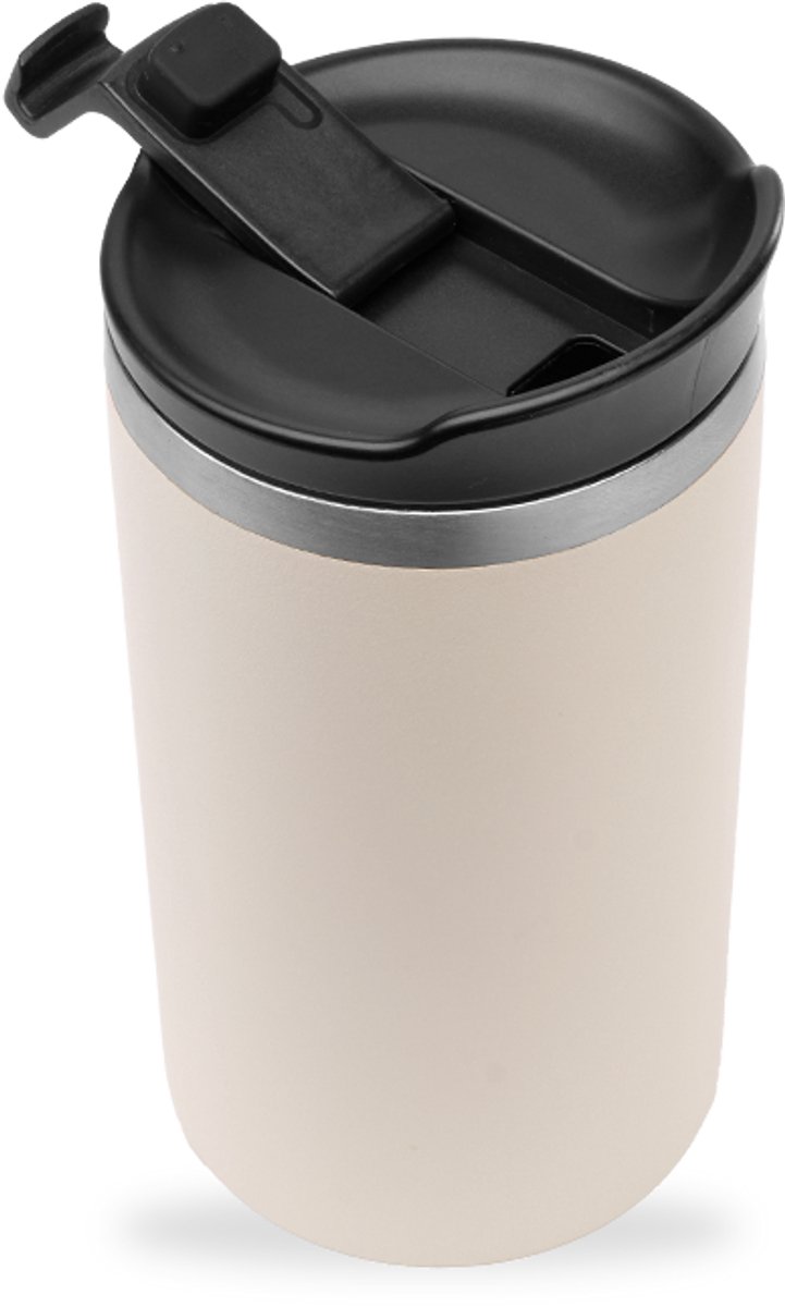 Qwetch Travel mug Geïsoleerd - Matt Zand