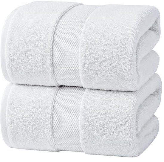 White Classic Luxe zachte badhanddoeken - 700 g/m² katoenen luxe