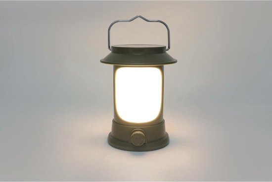 Camping lamp - kampeerlamp - ook als noodlamp bij stroomuitval - solar - oplaadbaar van Merkloos — afbeelding 4