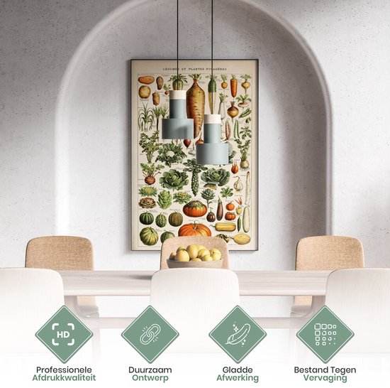 Affiche Piet Mondrian - Grand 30x40 - Composition A - Art abstrait - Cubisme