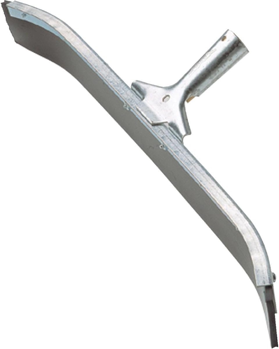 Vloertrekker van staal voor industrieel gebruik - 24 inch, gebogen, metaal
