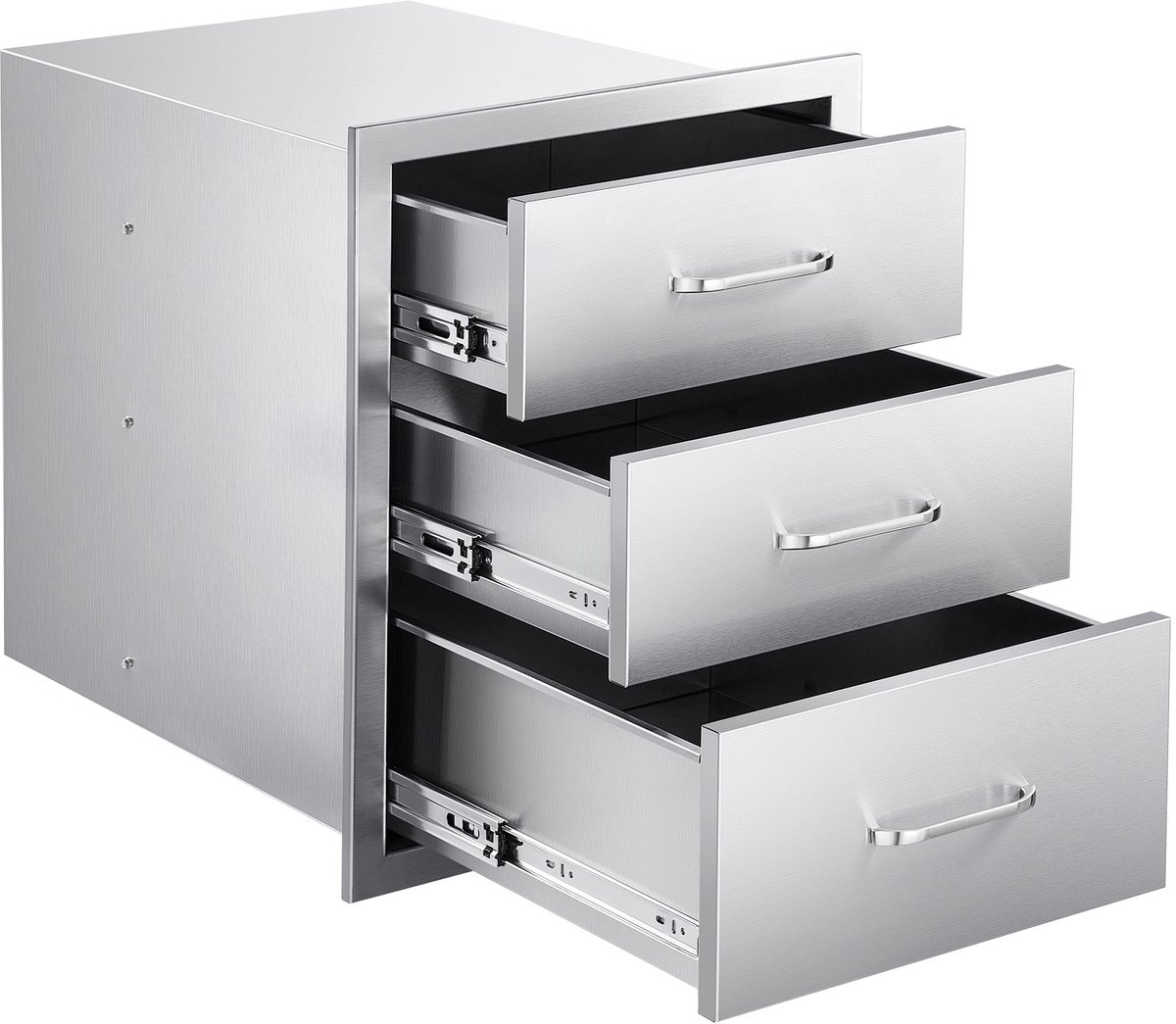 Laden voor Buitenkeukens 46,5 cm B X 59,5 cm D X 59,5 cm H, Drielaagse Roestvrijstalen Bar