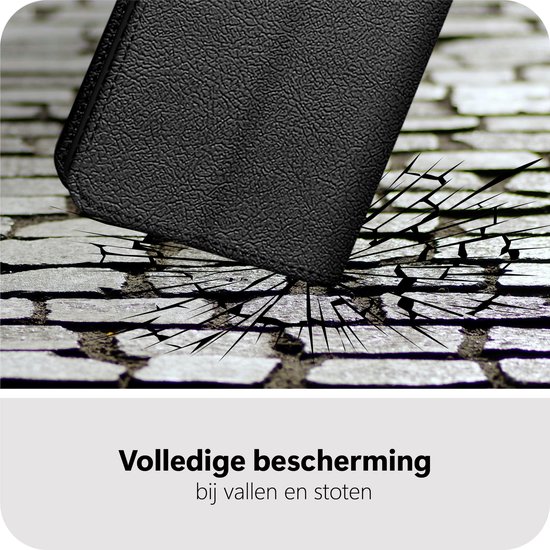 Cazy hoesje geschikt voor OnePlus 15 Hoesje met Pasjeshouder - Bookcase Classic - Zwart