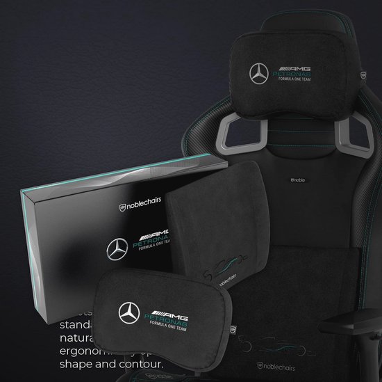 Ergonomische Gaming Stoel - F1 Design - Zwart - Set van 2 — afbeelding 3