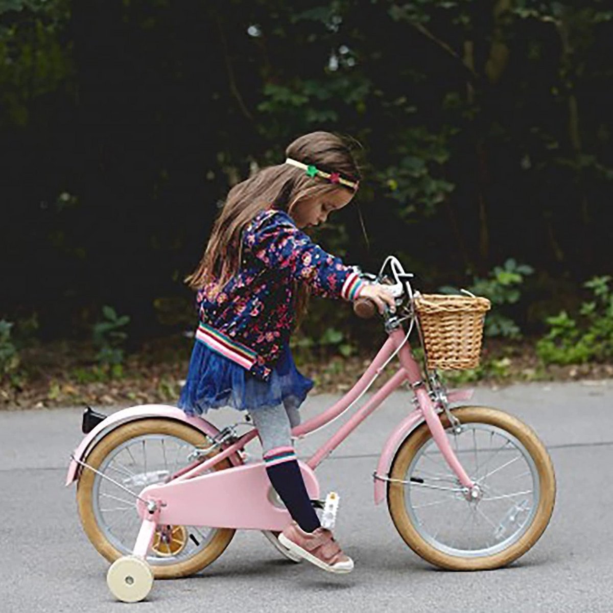 Fietsmand voor Kinderen - Milieuvriendelijk Handgemaakt Rieten Mandje