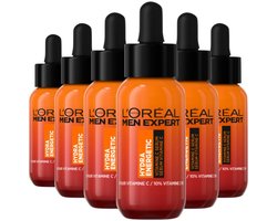 L'Oréal Men Expert L'Oréal - Men Expert Hydra Energetic Vitamin C Serum - 6 x 30 ml - Voordeelverpakking