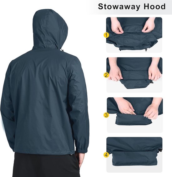 Regenjas Heren – Waterdicht & Warm – Perfect voor Winterse Dagen main image 1