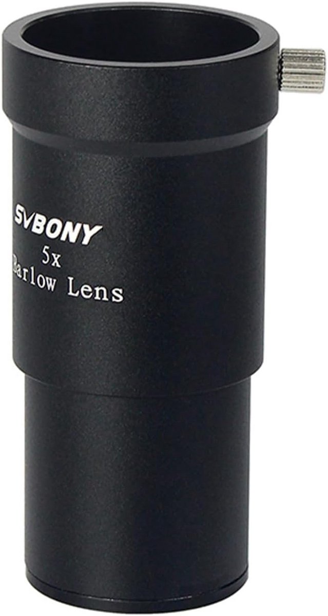 5x Barlow Lens 1.25" voor Telescoop Oculair - Volledig Gecoat Metaal