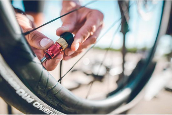 Stevige Aluminium Vloerpomp voor Fietsbanden tot 220 PSI — afbeelding 3