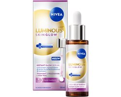 NIVEA Luminous630 Skin Glow Instant Glow Serum - Hydrateert - Niacinamide - Aloe Vera - Alle Huidtype- Anti-Pigment - Skincare - 30ml