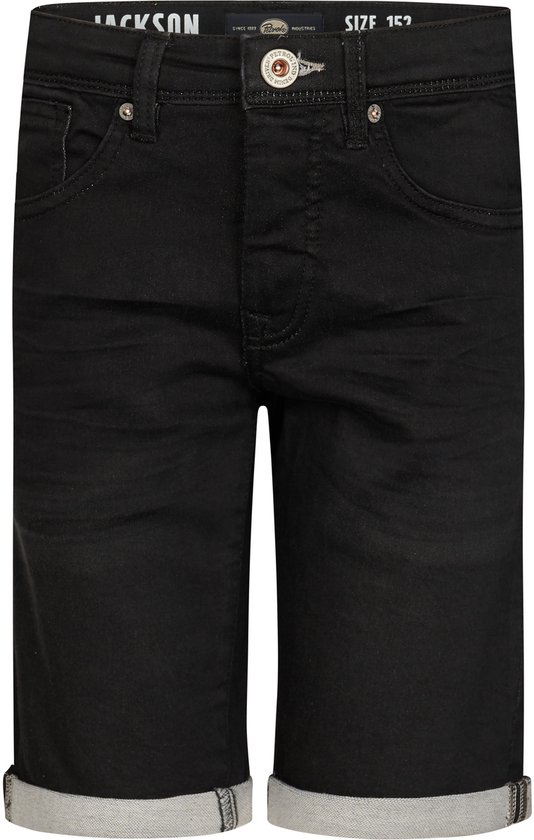 Petrol Industries - Jongens Jackson denim jogger short Gonzaga - Zwart - Maat 164