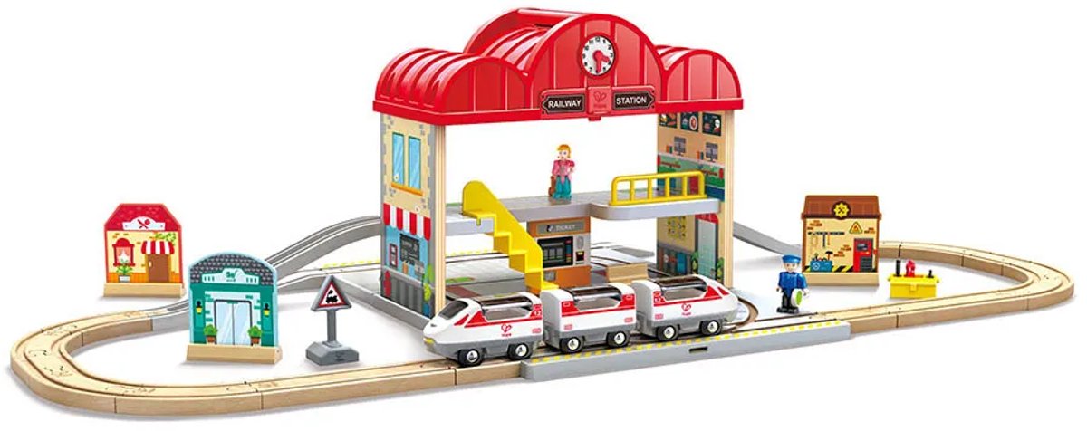 Draagbare treinstationset