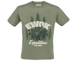 T-shirt Star Wars Ewok pour homme - Olive - S