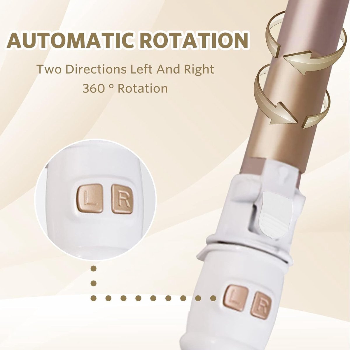 Automatische krultang - roterende krultang, 28 mm, met - afbeelding 3
