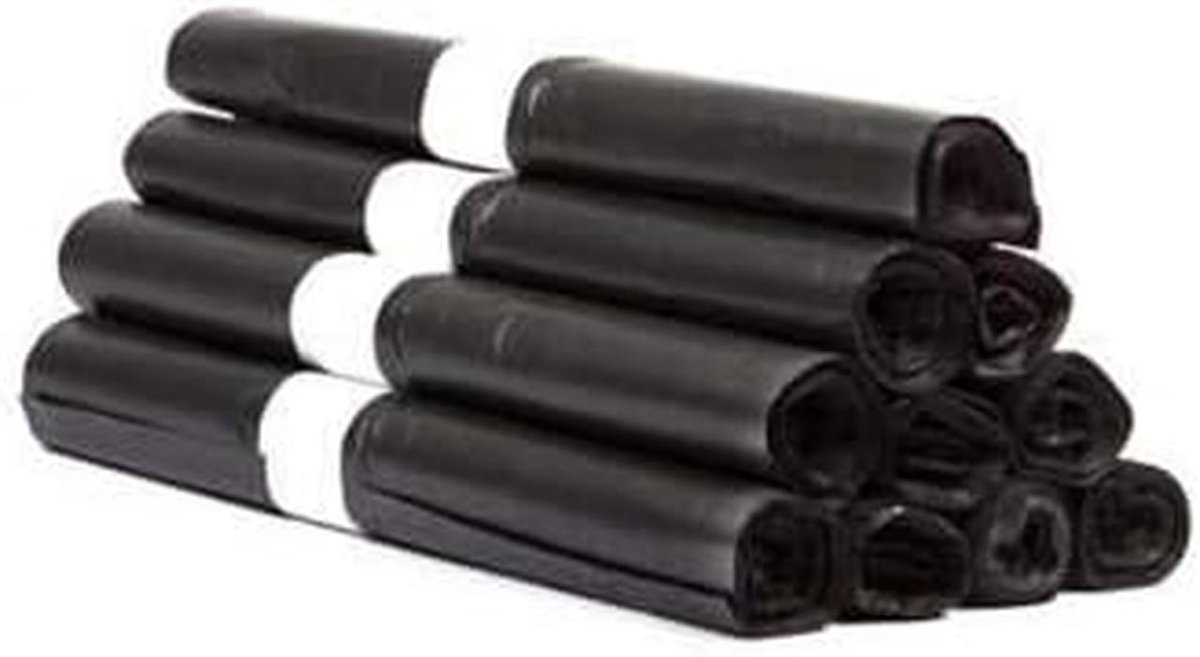 Zware Zwarte Vuilniszakken 160 L – Professionele Kwaliteit – 100 Stuks