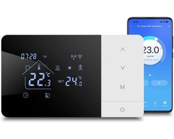 Slimme Wifi Thermostaat voor CV-ketel en Airco met App en Spraakbesturing