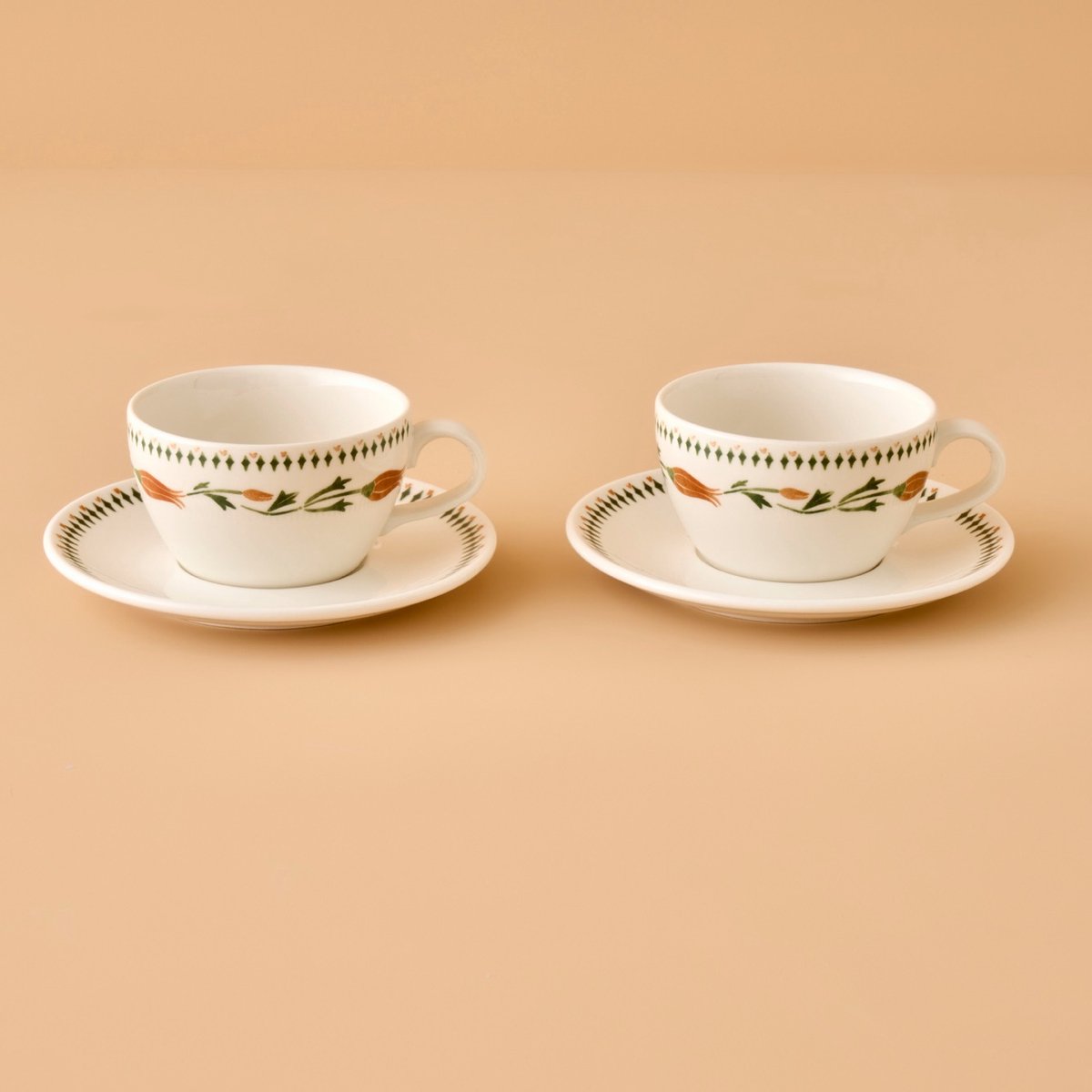 Tulip Set van 2 Thee - Koffie - Cappuccino kopjes