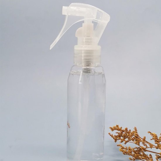 Kunststof spuitfles met opdruk Demiwater (blauw) 500ml