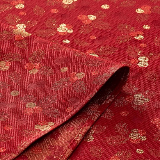 Linen & Cotton Jacquard Damast Tafelkleed Stof Cervo met