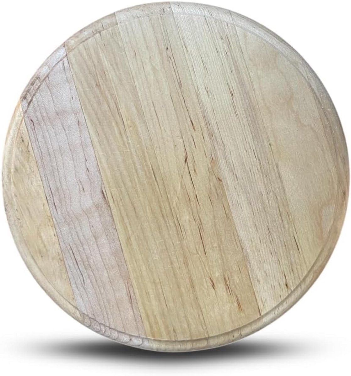 Ronde Houten Snijplank van 23 cm - Ideaal voor Kaas, Brood en Vleeswaren
