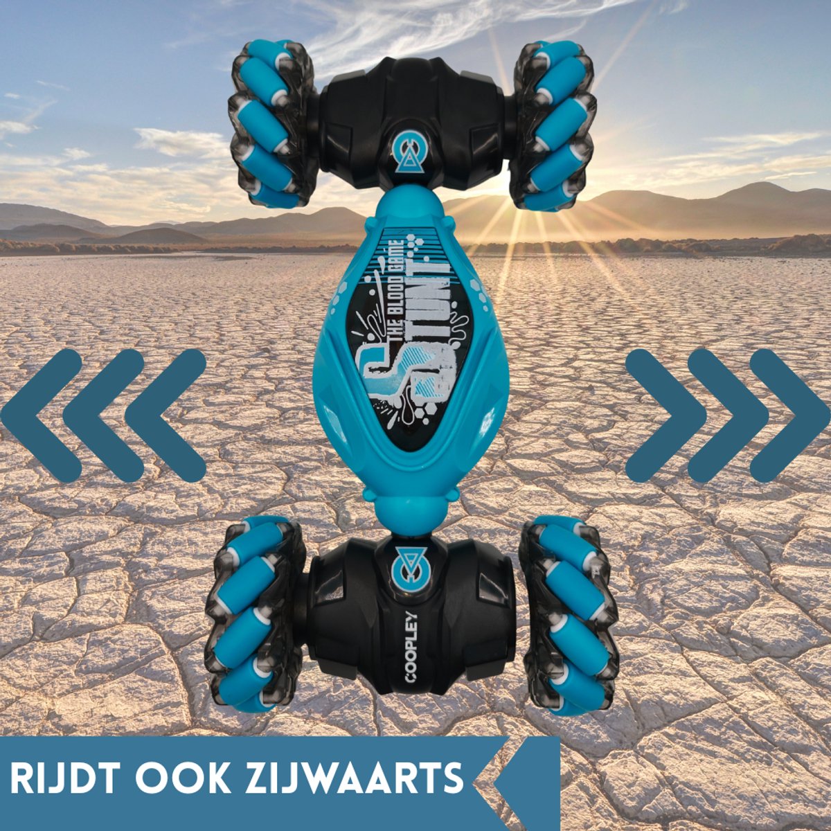 Bestuurbare Auto Stunt Editie – RC Auto - Met Hand Afstandsbestuurbare Auto – Radiografisch – Voor Jongens en Meisjes – Race Auto 360 Graden - Met Extra Accu — afbeelding 9