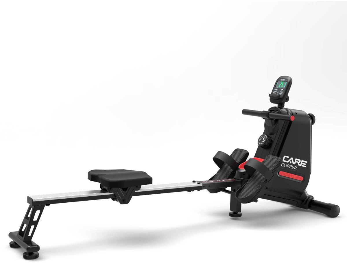 CARE CLIPPER - Connected roeitrainer - Vliegwielmassa 6 kg - 16 handmatige weerstandsniveaus - Ultracompact - Voor thuisgebruik