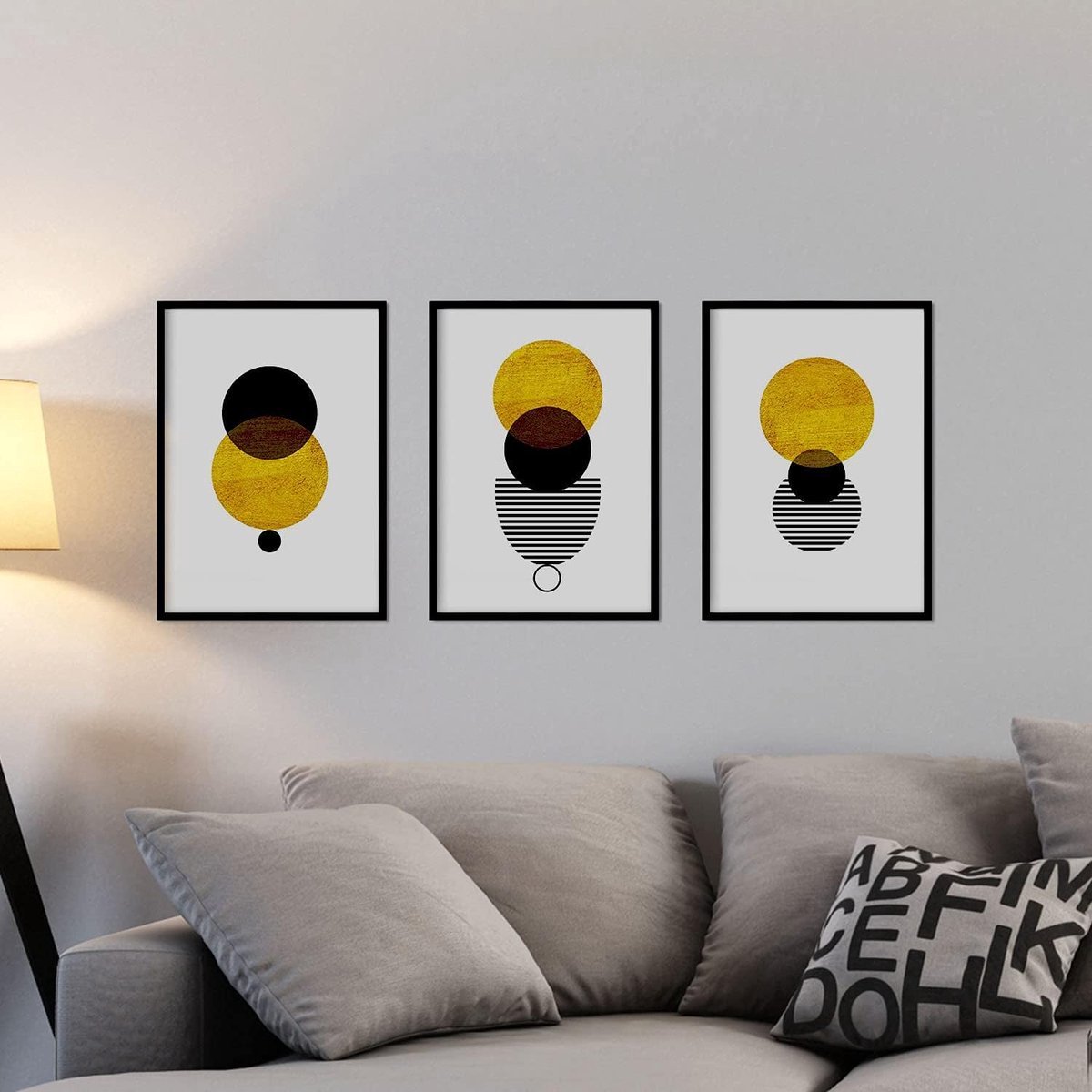 Stunq® Nordic Geometrische Kunst Posterset voor Moderne Interieurs van A4 en A3 Formaat