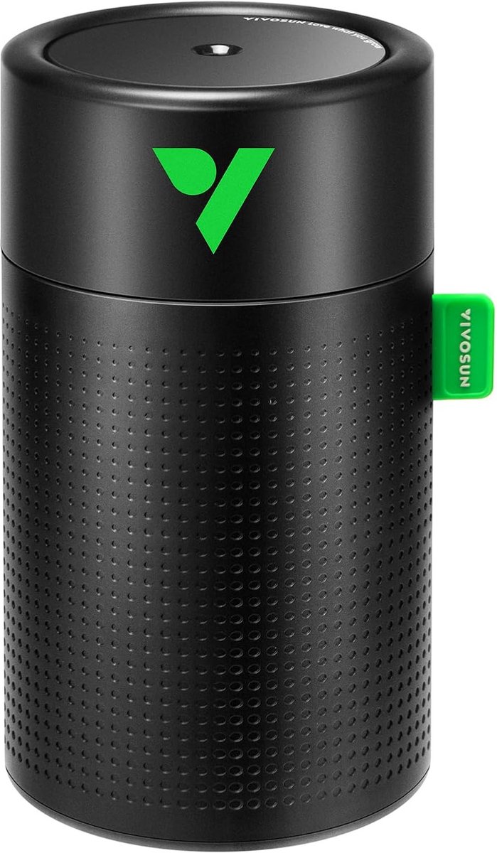 USB Luchtbevochtiger - Mini Vernevelaar - Binnenklimaat Verbeteren - Automatische Uitschakeling - 750 ml - Zwart