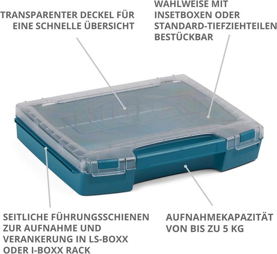 InLine® Box voor kleine onderdelen, 18 vakken, transparante InLine® Box voor kleine onderdelen, 18 vakken, transparante