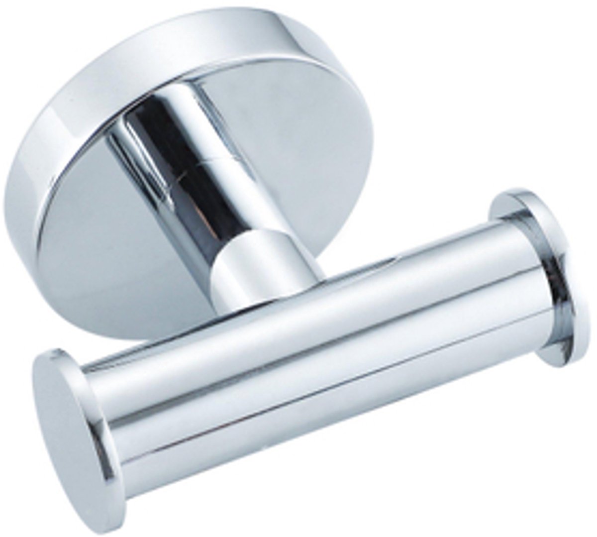 FugaFlow Handdoekhaak - rond - dubbel - chroom