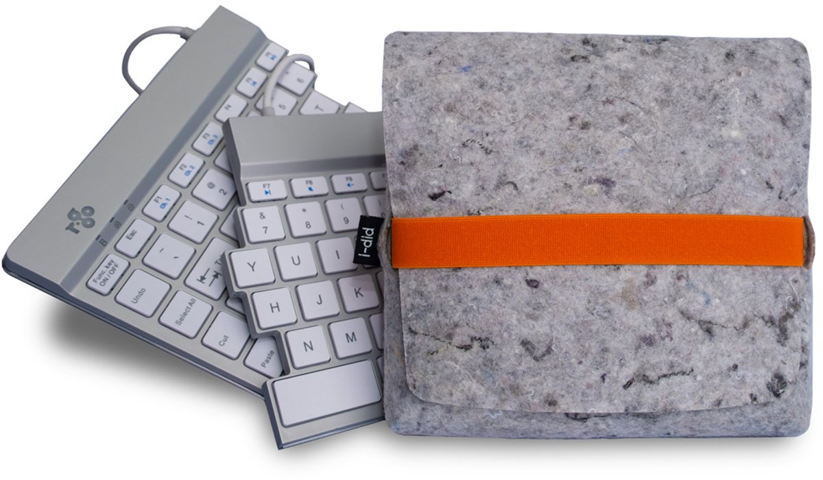 R-Go Pouch vilten etui voor Split toetsenbord