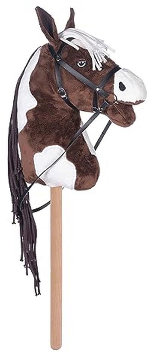 Hobby Paard met Lange Manen en Verwijderbare Snaffle voor Hobby Horsing