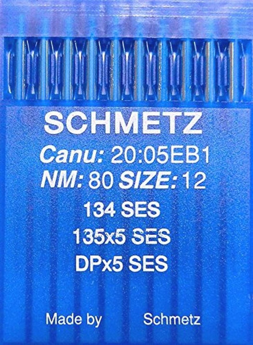 Naaimachinenaalden DPx5 SES 80/12 - 10 Stuks