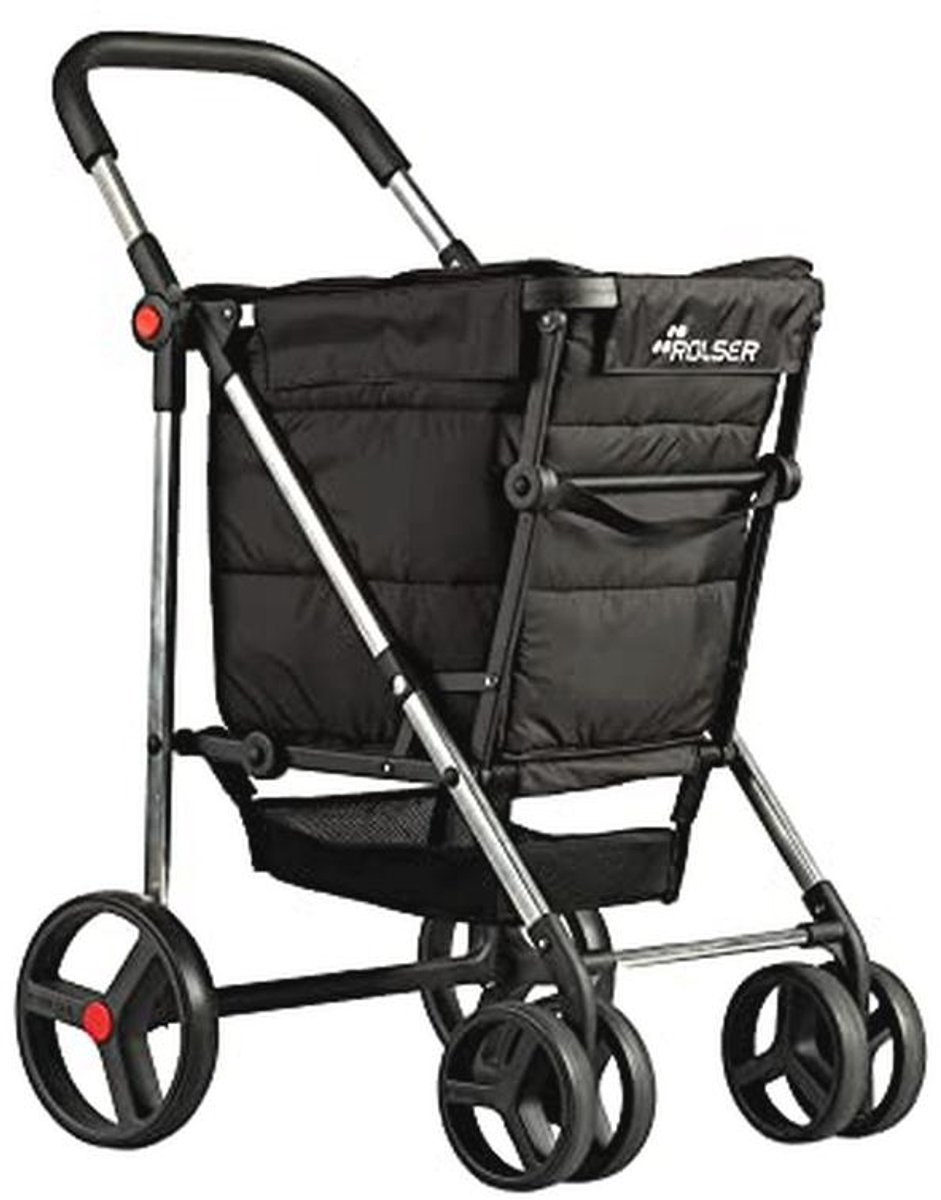 Vouwbare Winkeltrolley met Groot Leefvermogen en 4 Wielen