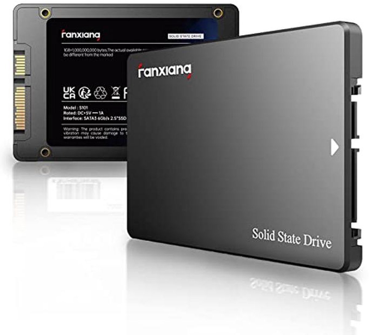 2TB SATA III 2,5 inch SSD met snelle lees- en schrijfsnelheid
