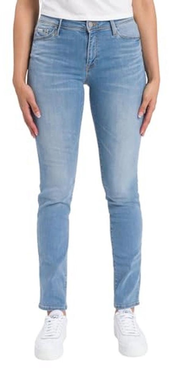 Dames Slim Fit Jeans met Hoge Taille - Comfortabele en Trendy Jeans